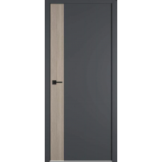 Дверь межкомнатная ВФД Урбан ВР Оникс / Дуб красный, глухое полотно, кромка